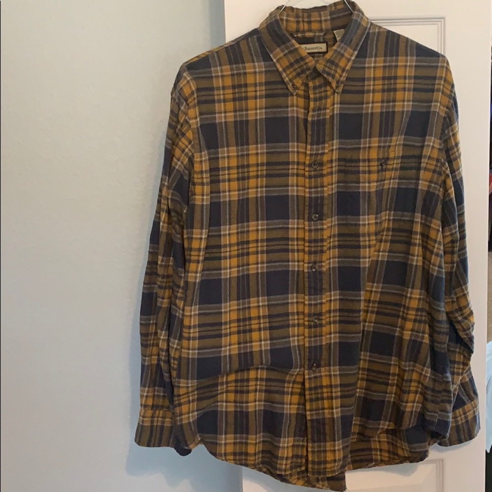 NEVER WORN FLANNEL SHIRT - G.H BASS & CO
